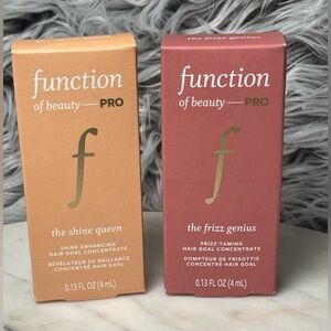 NIB Function of Beauty Hair Goal Concentrate Bundle Lot of x2